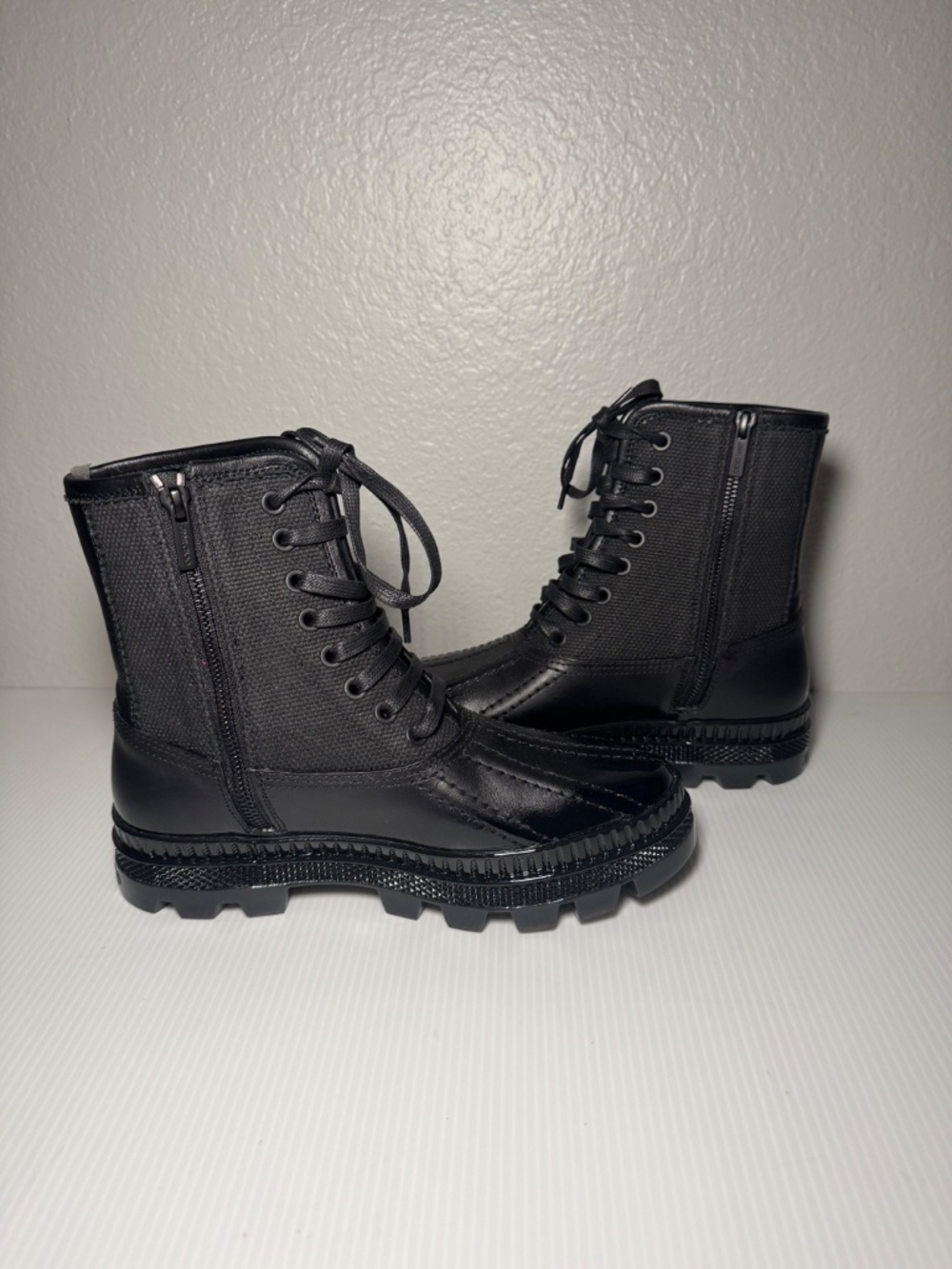 Jimmy Choo Oskar Black Combat Boot 38.5 - Picture 4 of 11